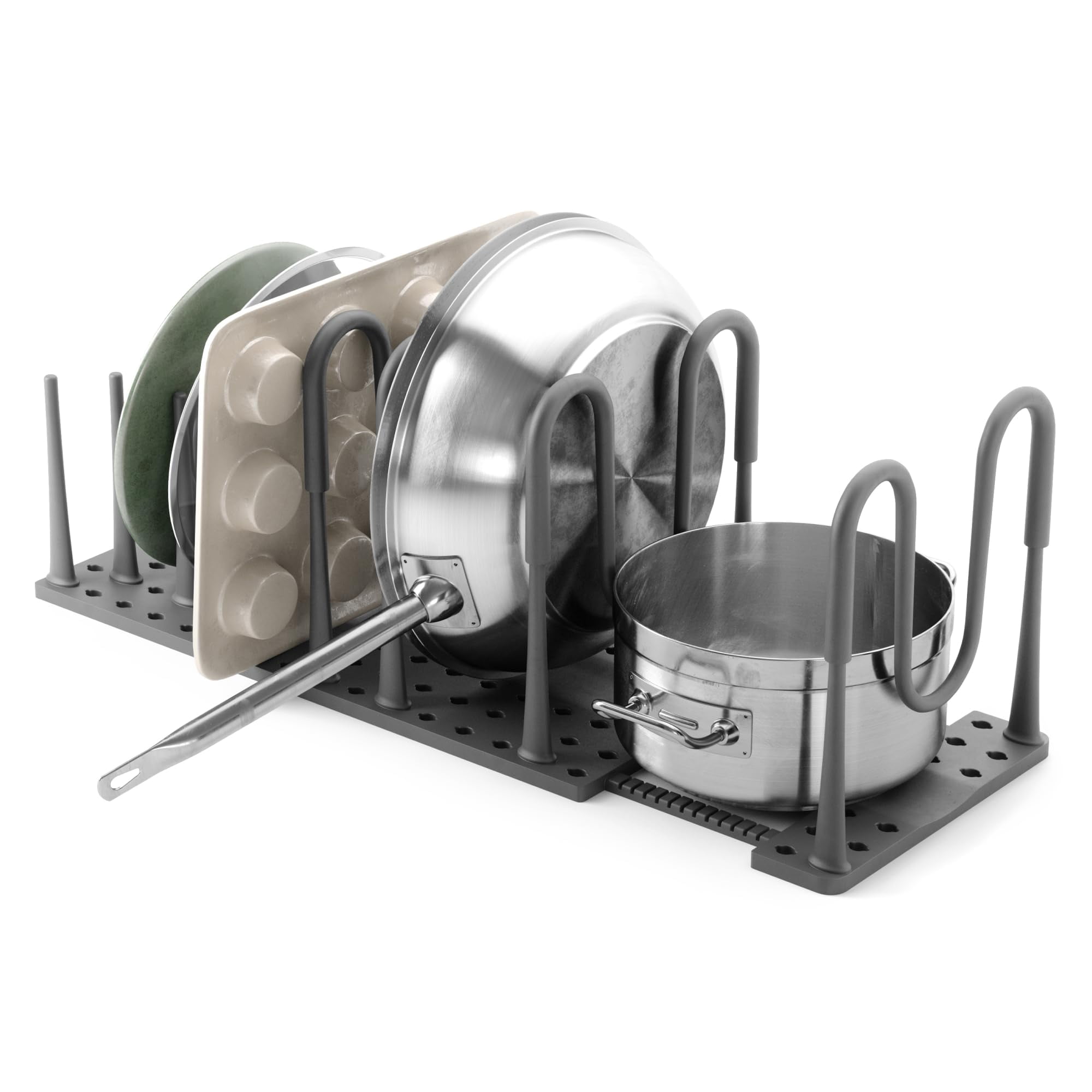 Bandeja Organizadora Para Cajones Y Armarios De Cocina Umbra Peggy Grey