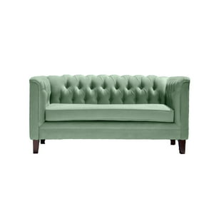 Barra Design - Sofá Victoria 2C Felpa Verde