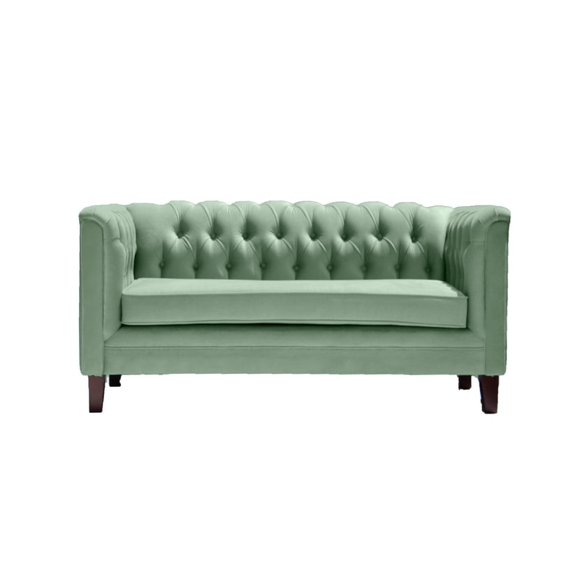 Barra Design - Sofá Victoria 2c Felpa Verde