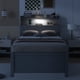 thumbnail image 3 of Twin Size Wooden LED Platform Bed with Trundle, with Storage Headboard, with Drawers, Gray(Old SKU N820S00008E), 3 of 3