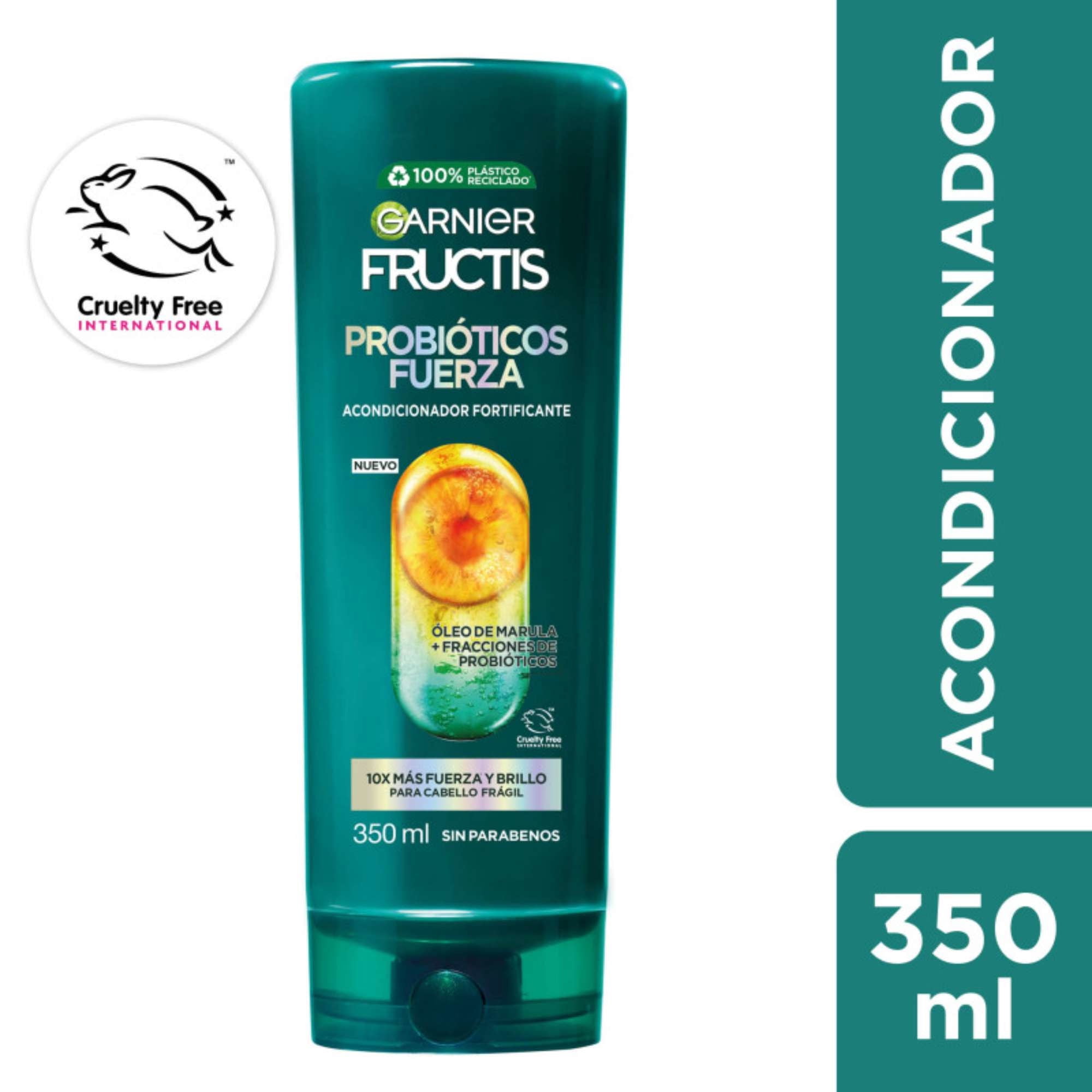 Acondicionador Probióticos Fuerza 350 ml Fructis