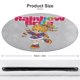 thumbnail image 2 of Alfombra Redonda Rainbow Brite Felpa Coral 60cm, 2 of 6