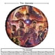 thumbnail image 2 of Funda para Neumático de Repuesto Desmarcar Tráilers de Marvel 71cm, 2 of 6