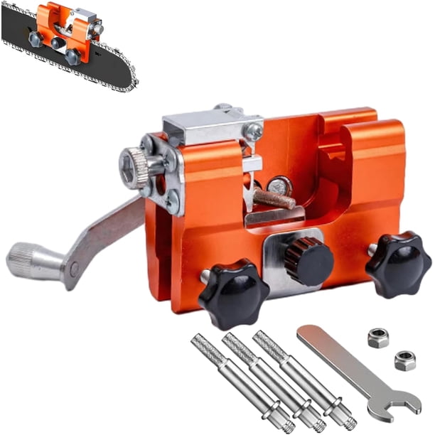 Afilador cadenas motosierra manivela fresas esmeril apto mayoría cadenas