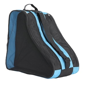 Magideal - Roller, Bolsa De Almacenamiento De Patines Triangulares Transpirables, Bandolera Deportiva Para Patines, Patines De Ruedas, Patines En Línea Para Niño , Malla Rosa Azul