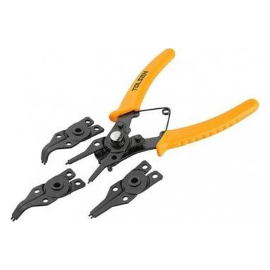 Tolsen - Alicate Sacaseguro Seeger Intercambiable 4 Accesorios