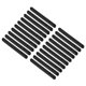 thumbnail image 1 of Rieles de Cajón, 20 Piezas 180mm - Rieles de Plástico para Cajones, Guías Ranuradas Montadas Lateralmente para Cajones de Gabinetes Mesas de Noche Armarios Cómodas (Negro), 1 of 5