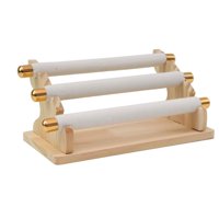 Ioensy - Soporte De Exhibición De Anillos Independientes Soporte De Escaparate Para La Mesa Del Hogar Blanco