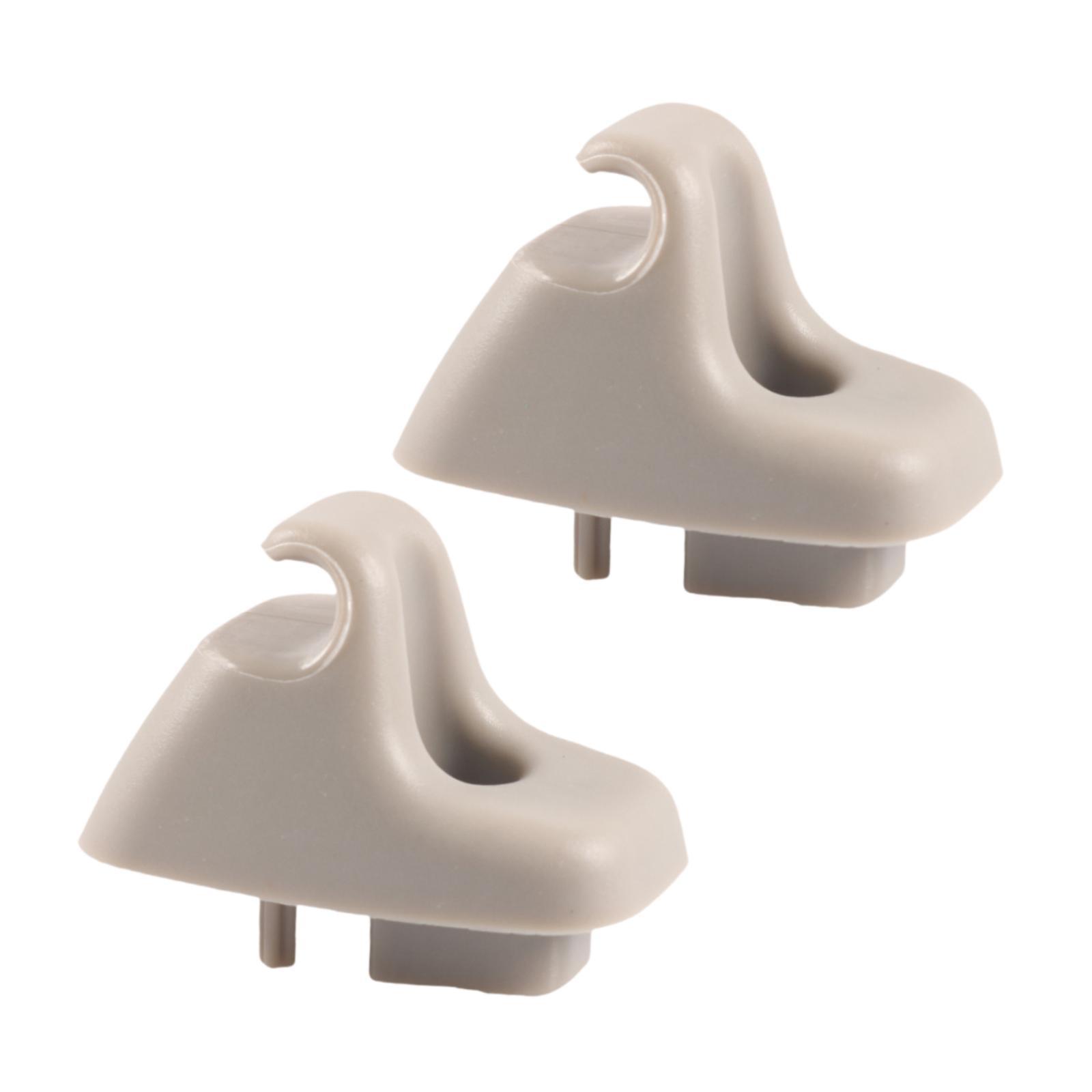 Magideal - Clip Para Visera Solar De Automóvil, Clip De Retención Para Visera Solar, Reemplaza La Pieza, Instalación Rápida, Soporte De Visera Para Vehículo 2 Piezas