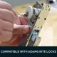 thumbnail image 4 of Cilindros de mortaja Summit DOORWARE para cerradura de puerta comercial Adams Rite | Reemplazo de cilindro de alta calidad 4036 con anillos de ajuste y llaves | Acabado Duronotic, 4 of 6