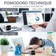 thumbnail image 3 of Timer Pomodoro OORAII giratorio de 5, 25, 10, 50 minutos, blanco, 3 of 9