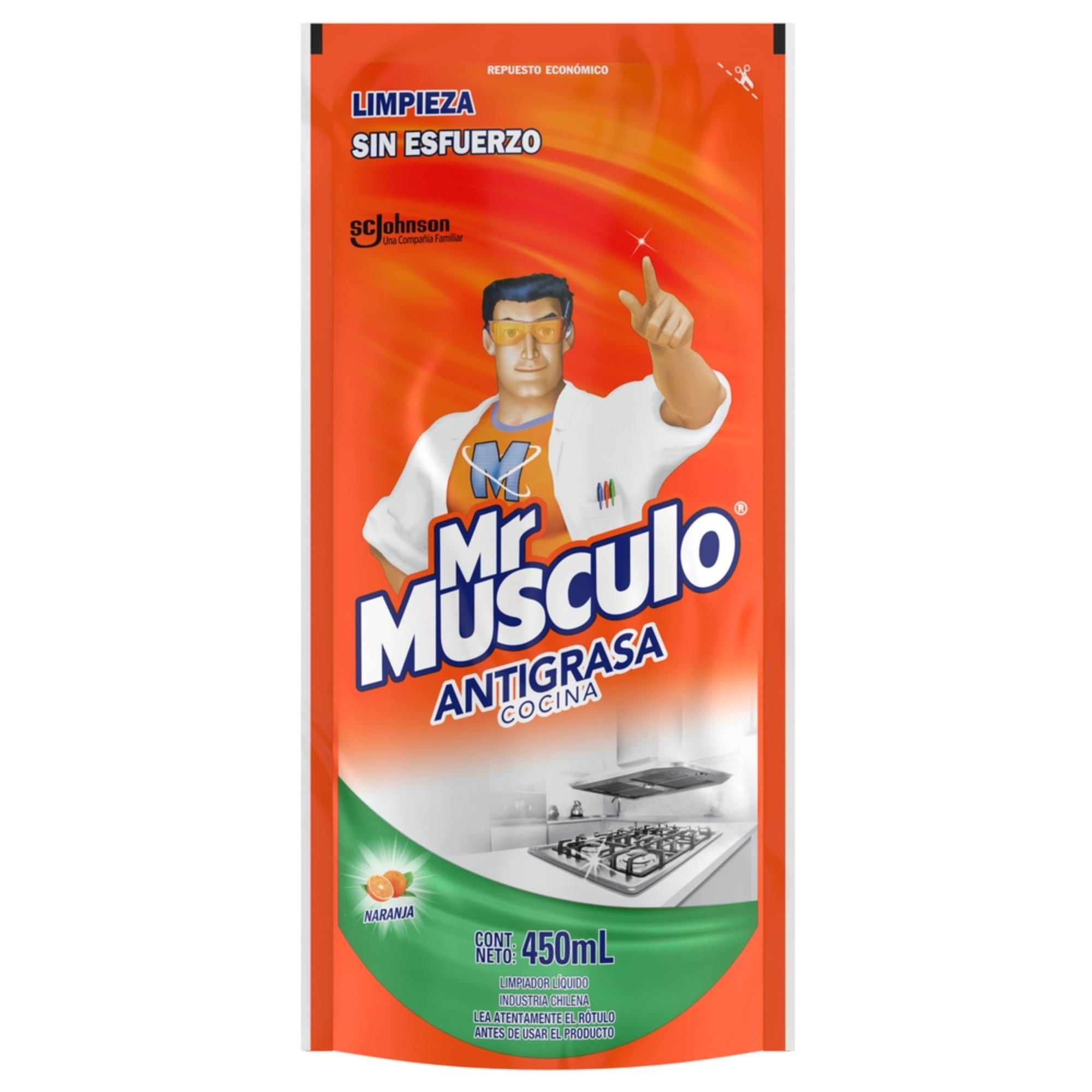 Antigrasa Cocina Repuesto. 450 ml Mr. Músculo