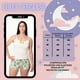 thumbnail image 4 of Pijama Mujer Short Hojas Verdes + Polera Blanca Talla M, 4 of 4