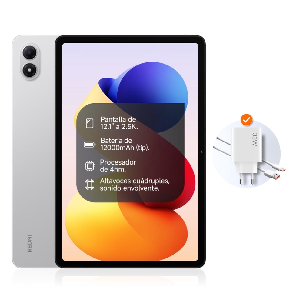 Tablet Redmi Pad 2 Pro 128GB Gris con Cover y Lápiz, foto 4