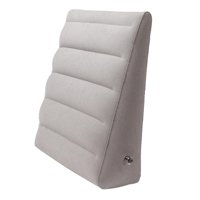 Magideal - Almohada De Cuña De Viaje, Fácil De Inflar, Inflado Y Desinflado Rápidos, Cómodo Cojín Inflable, Almohada De Cuña Inflable Para Dormir, Acampar