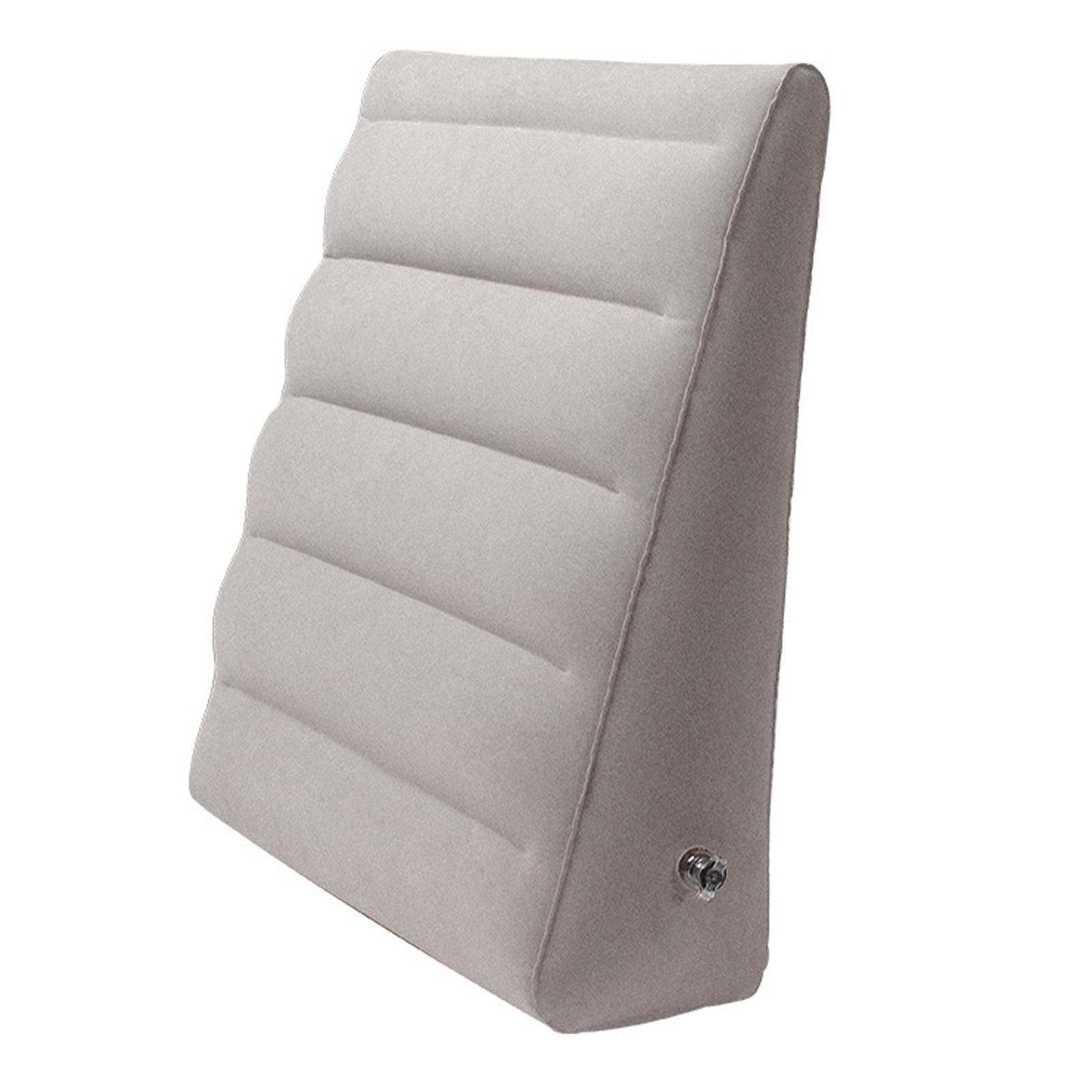 Magideal - Almohada De Cuña De Viaje, Fácil De Inflar, Inflado Y Desinflado Rápidos, Cómodo Cojín Inflable, Almohada De Cuña Inflable Para Dormir, Acampar