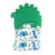 thumbnail image 1 of Manopla de dentición Itzy Ritzy, silicona, relajante, color verde, diseño de dinosaurio, 1 of 4