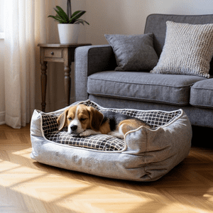 Bloccare - Cama Para Mascotas Espuma - Talla M (Gris) 60 X 50 X 15 Cm