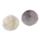 thumbnail image 3 of 2PCS Shaggy Soft Small Area Alfombra Alfombra De Piel De Oveja Sintética Alfombra Blanca Y Gris, 3 of 5