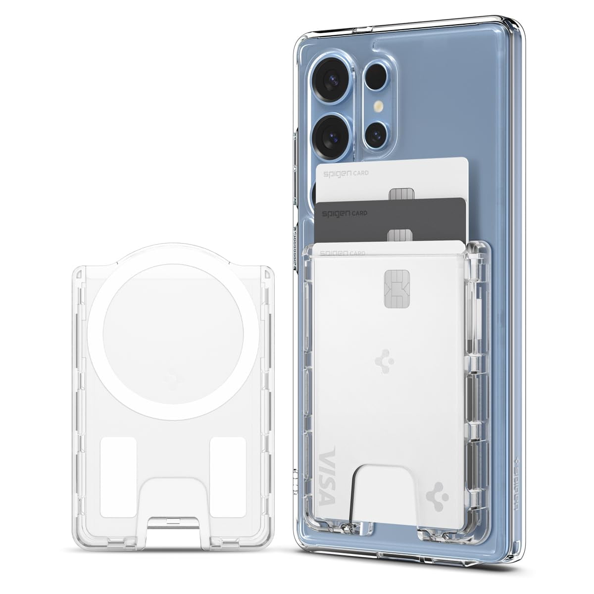 Funda Para Teléfono Móvil Spigen Magsafe, Tarjetero, 3 Tarjetas