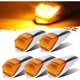 thumbnail image 1 of Luz Marcador de Cabina Partsam 5 Piezas 17 LED Ámbar Cromo, 1 of 3
