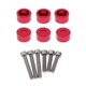 thumbnail image 3 of 6 juegos m6 aluminio motores tornillo tornillo arandela para honda b d f h serie rojo, 3 of 3