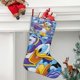 thumbnail image 2 of Donald Duck Presenta Tema: Calcetines de Navidad, fino lino blanco para colgar en escaleras y chimenea, decoración navideña para el hogar, regalo de Navidad. 45cm × 32cm, 2 of 5