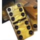 thumbnail image 4 of Dominó Marion 54x28x12 mm Dorado - Juego de 28 fichas + Bolsa, 4 of 4