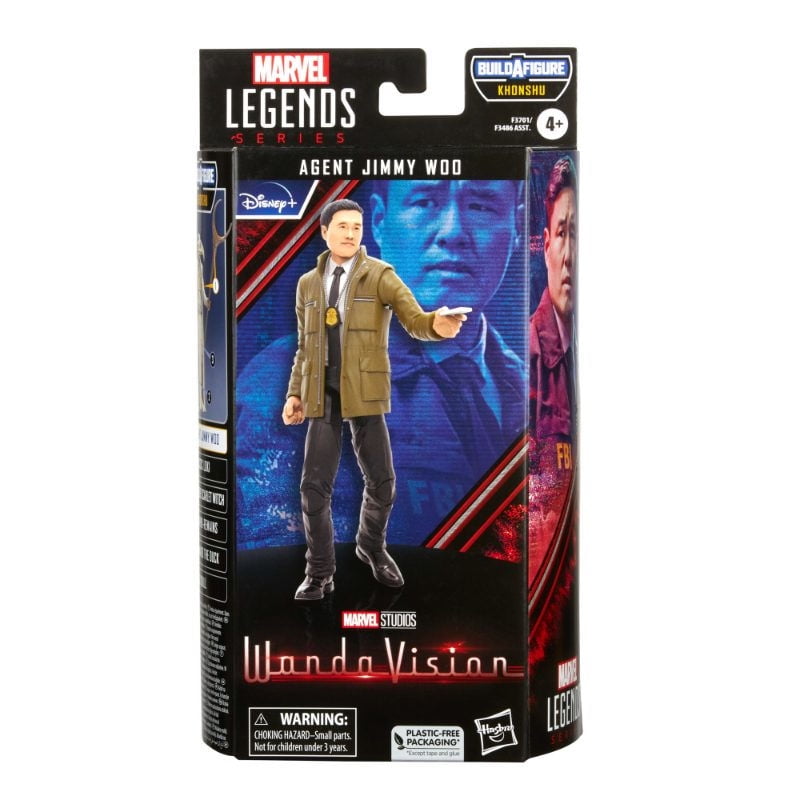 Figura De Acción Marvel Legends Series - Agente Jimmy Woo.