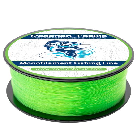 Línea de pesca Reaction Tackle 10 lb 1463 m Verde alta visibilidad