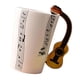thumbnail image 1 of taza de cerámica taza de café instrumento taza regalo creativo negro guitarra duela, 1 of 5