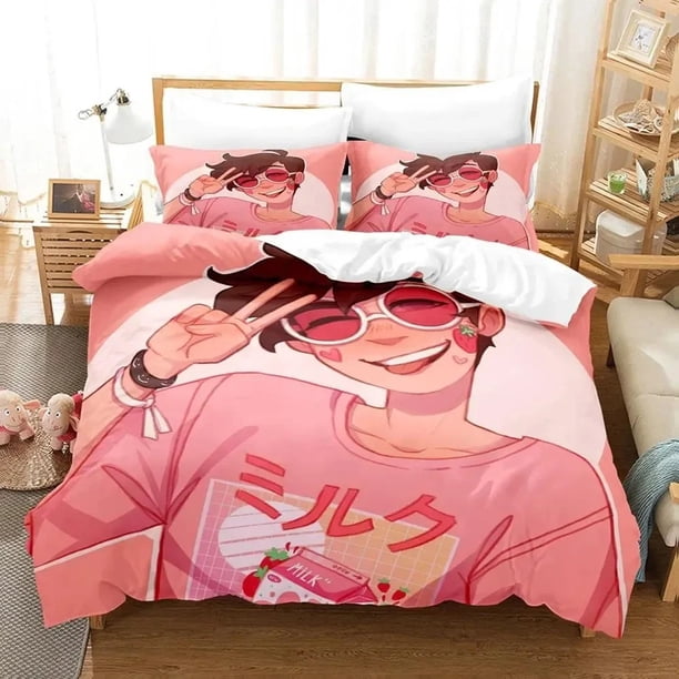 Cartoon GeorgeNotFound Bedding Set Duvet Cover Bed Set Quilt Cover Pillowcase Comforter Size Boys Adult Bedding Set Bed Sheets