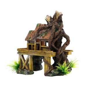 Ioensy - Decoración De Pecera Peces Artificiales Casa De Reptiles Escondite Caracoles Paisajismo Acuático