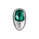 thumbnail image 2 of Luz de navegación de barco Luz de proa roja y verde led montaje vertical 1 par (plata de electroplaca al vacío), 2 of 3
