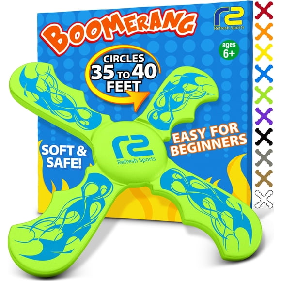 Juguete de vuelo suave Boomerangs Refresh Sports para niños