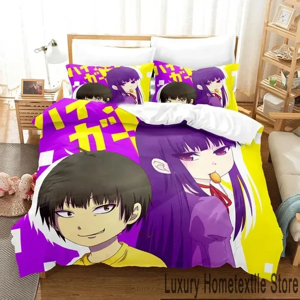 Hi Score Girl Bedding Set Duvet Cover Bed Set Quilt Cover Pillowcase Comforter Boys Adult Bedding Set Bed Sheets
