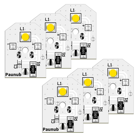 Lámpara LED de repuesto para refrigerador GE WR55X11132, 6 unidades