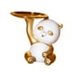 thumbnail image 3 of Estatua De Bandeja De Almacenamiento De Escultura De Panda Multiusos Para Decoración De Sala De Estar áurea Y Blanca, 3 of 3