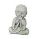 thumbnail image 5 of Mini Estatuilla De Monje Estatua De Buda Sentado Creativo Kungfu Para Coche Teahouse` Not Speak, 5 of 5