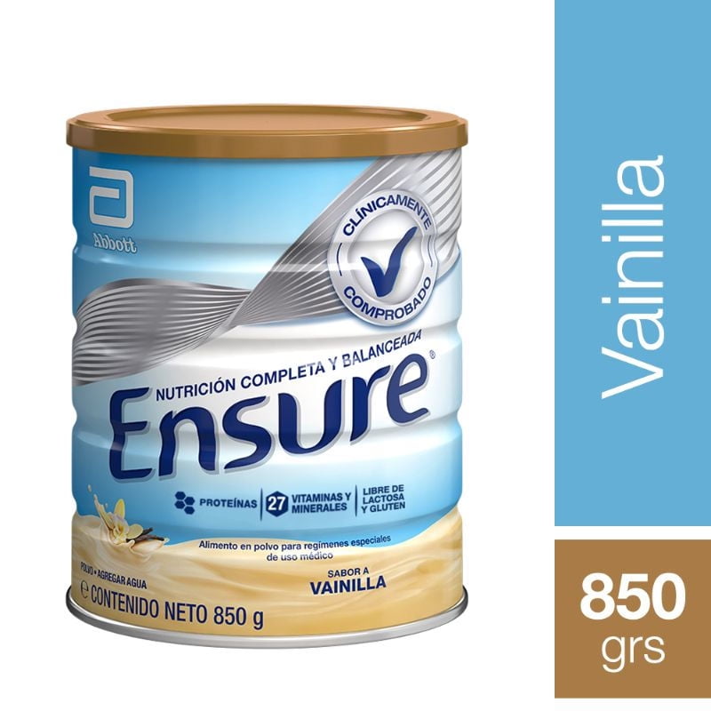 Suplemento Nutric Vainilla Ensure 850Gr