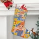 thumbnail image 2 of Blippi Tema: Calcetines de Navidad, fino lino blanco para colgar en escaleras y chimenea, decoración navideña para el hogar, regalo de Navidad. 54cm × 38cm, 2 of 5