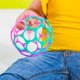 thumbnail image 3 of Juguete para Bebé Bright Starts Oball Pelota Clásica Fácil de Agarrar Rosa/Morado, 3 of 4