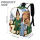 thumbnail image 3 of El Mago de Oz-theme Backpack, Campus style schoolbag Bookbag with Adjustable Shoulder Straps And Large Zip Compartment, Unisex Travel Bags.42x30x15cm, 3 of 6