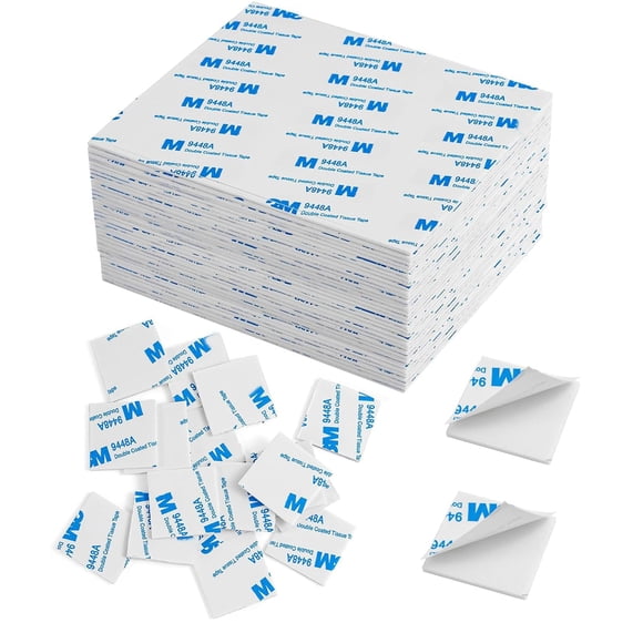 Cinta de espuma YGPHO 300 piezas 27x27x2 mm de doble cara