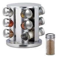 Genérico - Especiero Giratorio Acero Inoxidable Elegante Y Duradero