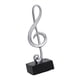 thumbnail image 3 of de nota de música nórdica, estatua, adorno artístico, escultura de símbolo Musical artesanal para estantería, decoración de , Plata, 3 of 5