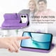 thumbnail image 5 of Funda FOXDOCK Cartera Piel Samsung Galaxy S26 Edge – Antirrobo RFID, Antigolpes – Púrpura, 5 of 6