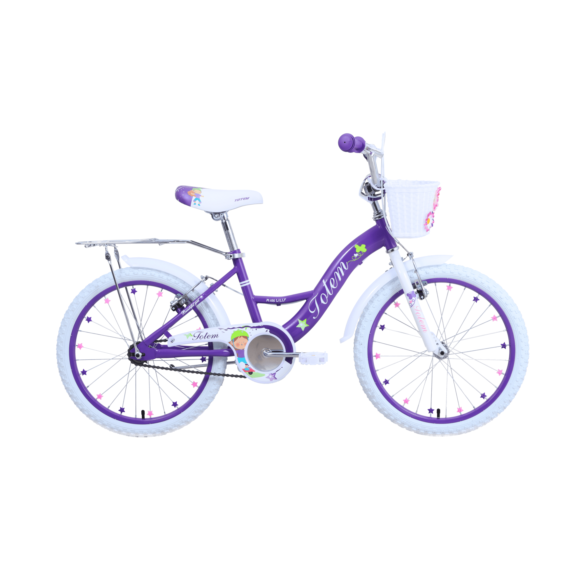 Bicicleta Totem Infantil Aro 20 Miss Lilly Violeta