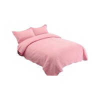 Genérico - Cubrecama Quilt 2 Plazas+2 Fundas Verano Unicolor 13N07