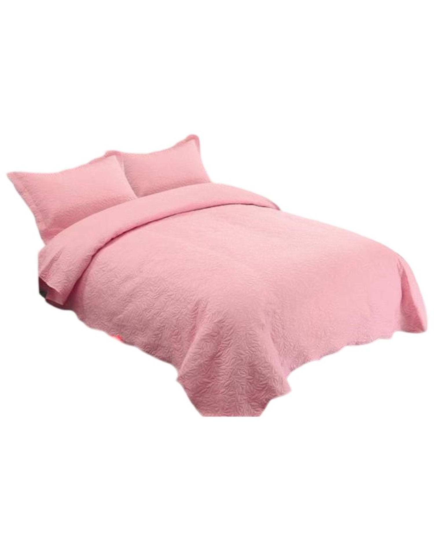 Genérico - Cubrecama Quilt 2 Plazas+2 Fundas Verano Unicolor 13N07